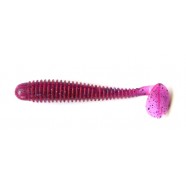 Приманка силіконова на хижака, Taipan Slim View Fat, 3,3 дюйми, 6шт/уп, колір №02 Mistik pink